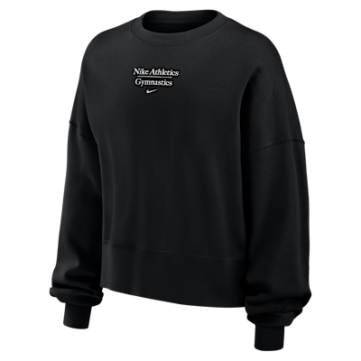 Nike Phoenix Fleece Women's Gymnastics Crew-Neck Sweatshirt. Nike.com